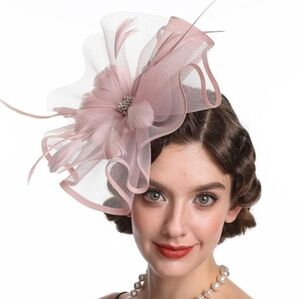 NEW! Elegant Nude Pink Kentucky Derby Hat